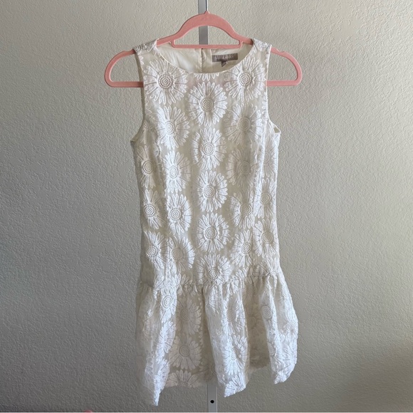 Banana Republic Dresses & Skirts - Banana Republic Ivory Lace Dress Size 10 Tall Bridal Shower Graduation Classy